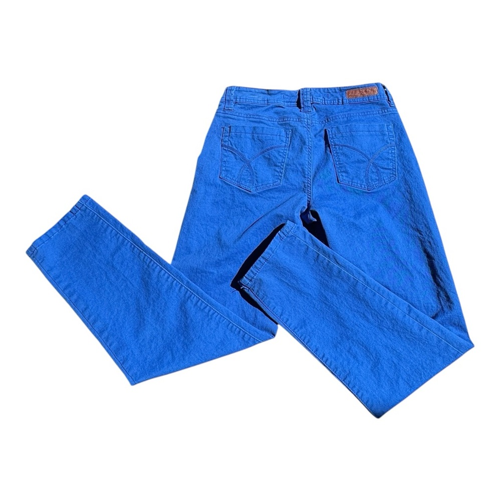 👖 Calvin Klein Royal Blue Skinny Crop Denim Jeans Womens Size 26/2 - Picture 4 of 16